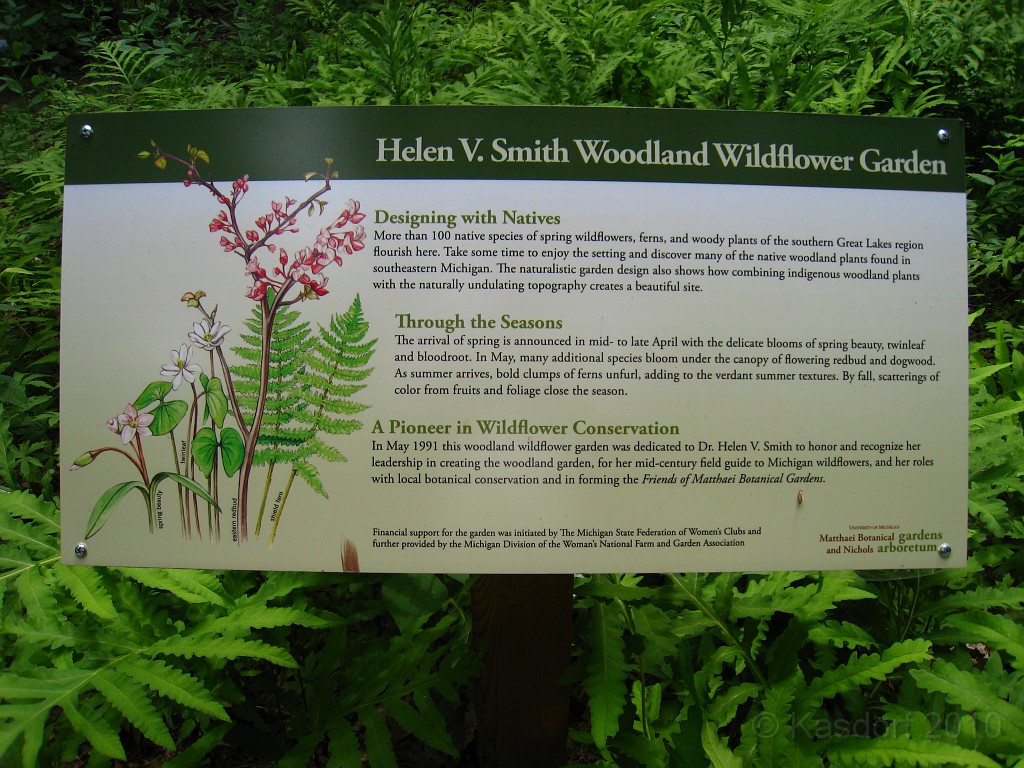 Matthaei Botanical Gardens 2010 0615.jpg - Matthaei Botanical Gardens in Ann Arbor Michigan has several miles of trails that can be enjoyed year round.